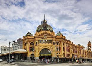 Flinders Station in Melbourne