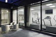 Fitnessbereich und Terrasse