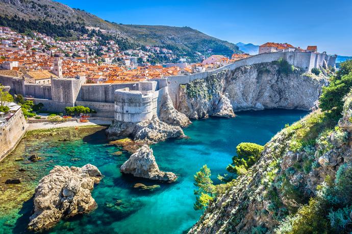 Dubrovnik mit Meer