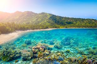 Lombok unter und über Wasser