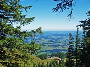 Ausblick auf Oy-Mittelberg und Umgebung 