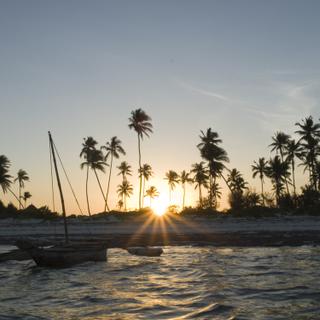 Sonnenuntergang auf Sansibar