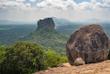 Blick auf den Sigiriya Felsen