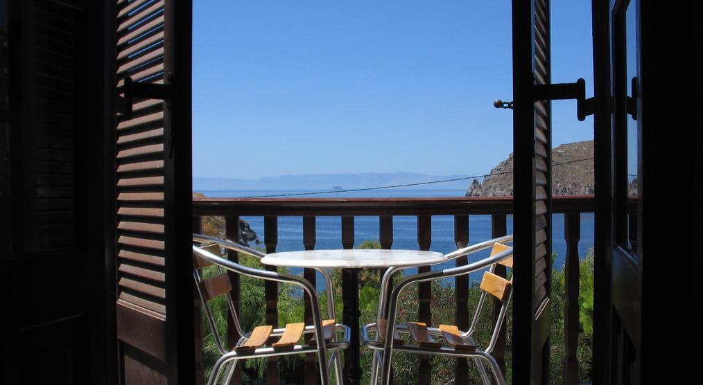 Aussicht von einem Balkon