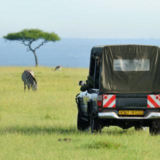 Jeep in der Masai Mara 