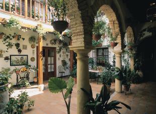 Cordoba Blumengeschmückte Innenhöfe
