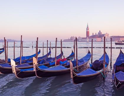 Venezianische Gondeln
