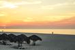 Strand zum Sonnenuntergang