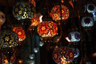 Arabische Lampen in Granada 