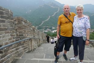 Zwei SKR-Gäste auf der Chinesischen Mauer