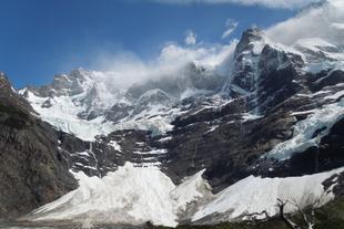 Mächtige Berge im Torres del Paine Nationalpark