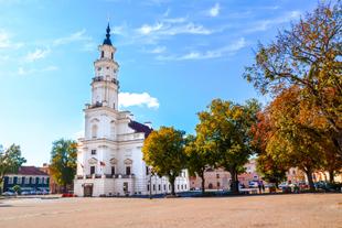 Rathausplatz in Kaunus 