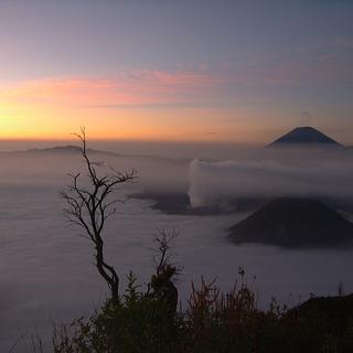 Sonnenuntergang Mt. Bromo