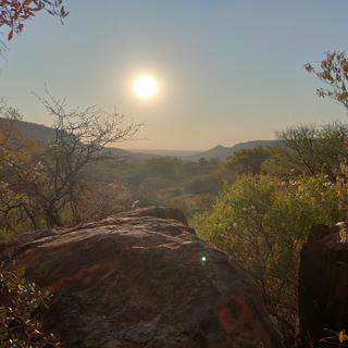Der Waterberg bei Sonnenaufgang