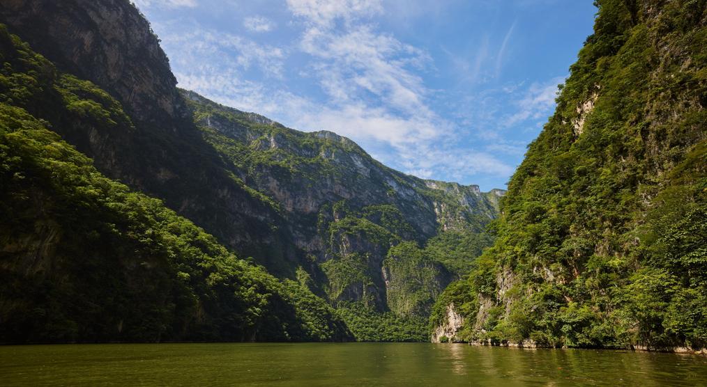 Aussicht auf den Sumidero Canyon bei einer Mexiko Gruppenreise