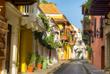 Bunte Straßen in Cartagena