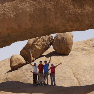 Gruppenfoto einer SKR Namibia Reise 2024