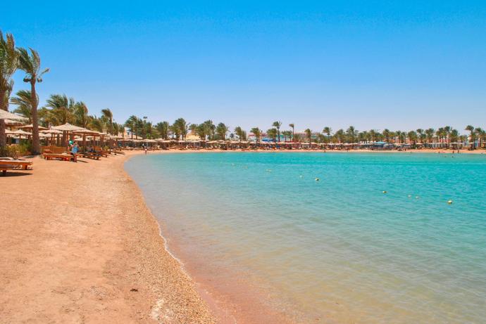 Goldener Strand in Hurghada