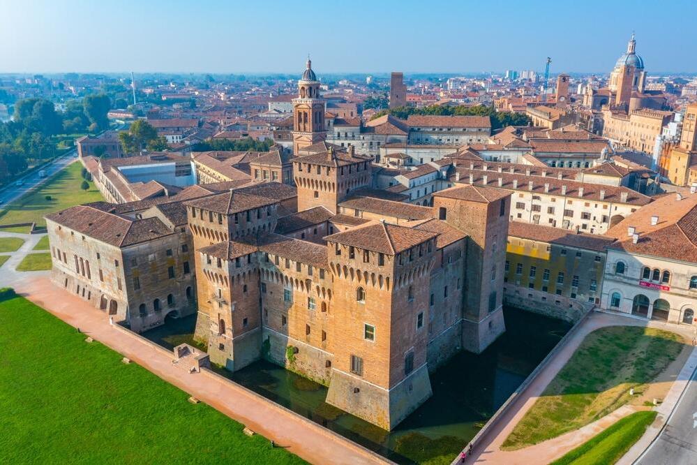 Castello di San Giorgio auf dem Palazzo Ducala di Mantova 