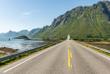 Küstenstraße auf Gimsøya 