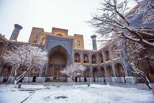 Samarkand bei Schnee 