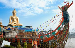 Buddha am Goldenen Dreieck