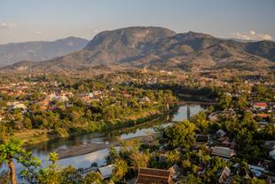 Blick auf Luang Prabang
