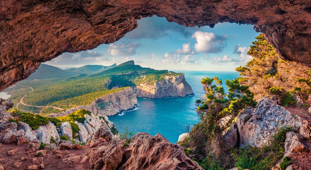Blick auf eine Küste von Sizilien bei einer Italien Reise