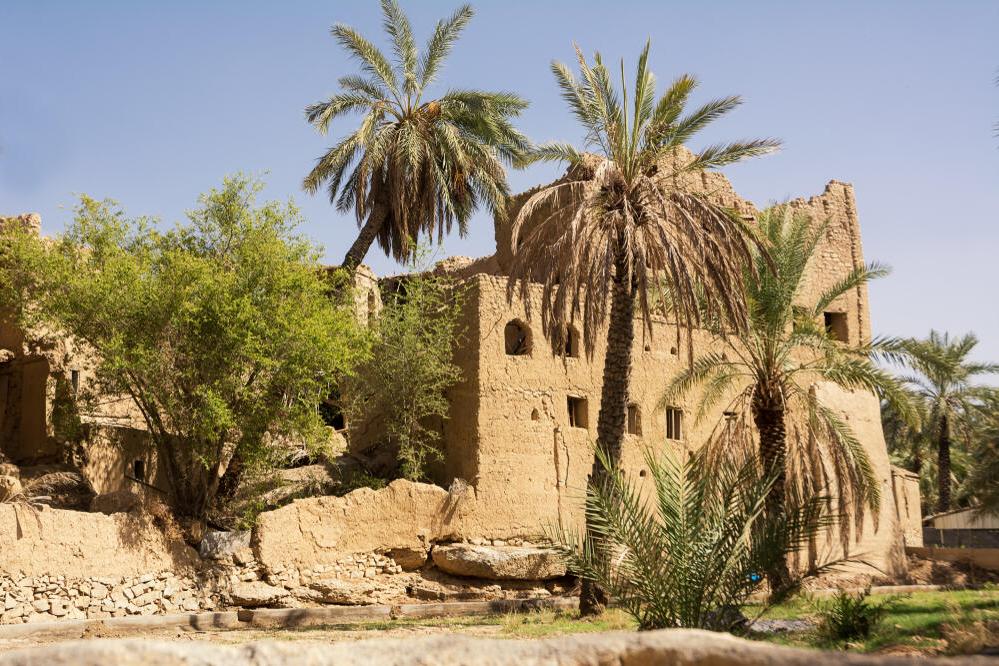 Lehmhäuser in Al Hamra