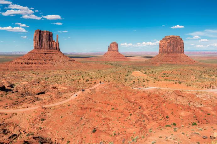 Blick auf das Monument Valley in den USA