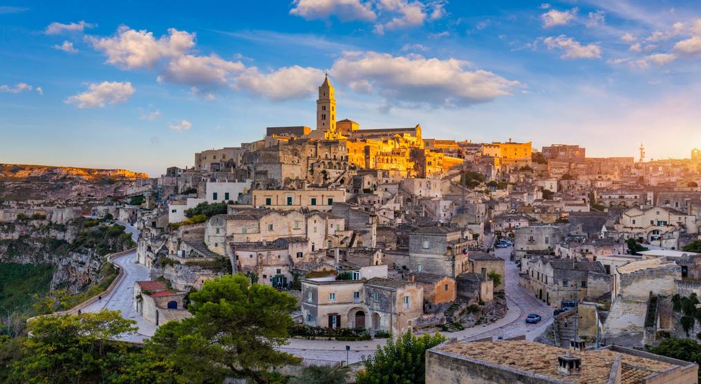 Blick auf Matera während einer Apulien Gruppenreise