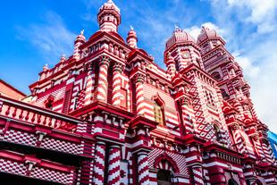 Jami-Ul-Alfar-Moschee in Colombo