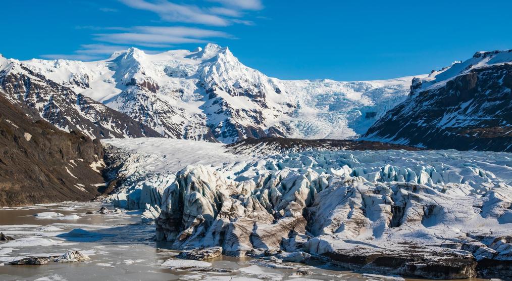 Svínafellsjökull Gletscher​