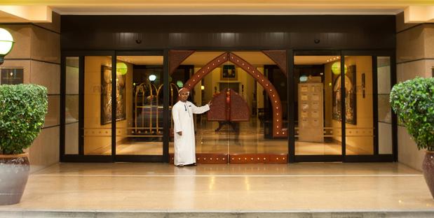Eingang Intercontinental Maskat 