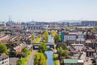 Dublin aus der Vogelperspektive