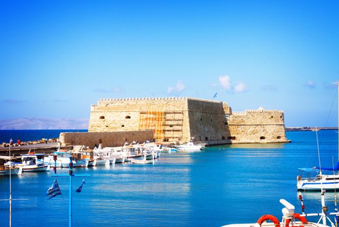 Venezianische Hafenfestung in Heraklion