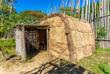 Traditionelles Haus der Huron-Wendat-Nation