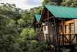 Aussenansicht der Mantenga Lodge