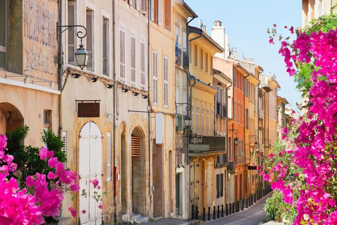 Die Altstadt Aix en Provence