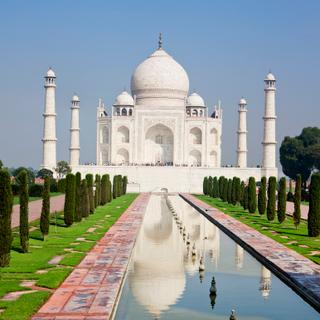 Das Taj Mahal in Agra