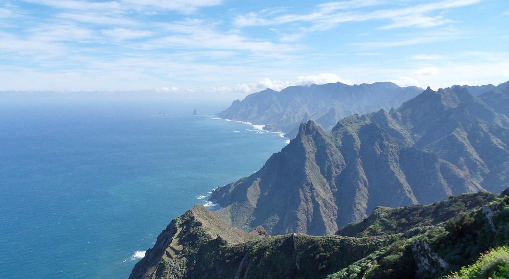 Blick über die Nordseite des Anagas