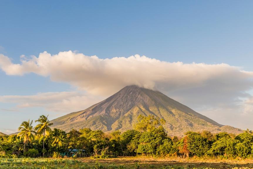 Ometepe Insel mit Blick auf den Vulkan Concepcion