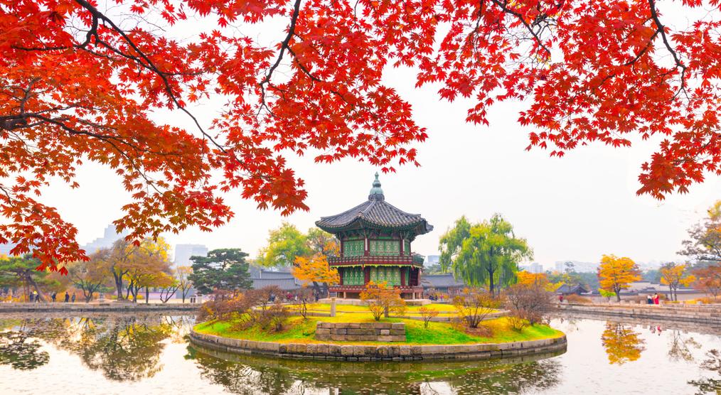 Der Hyangwonjeong Pavilion auf einer Südkorea Reise