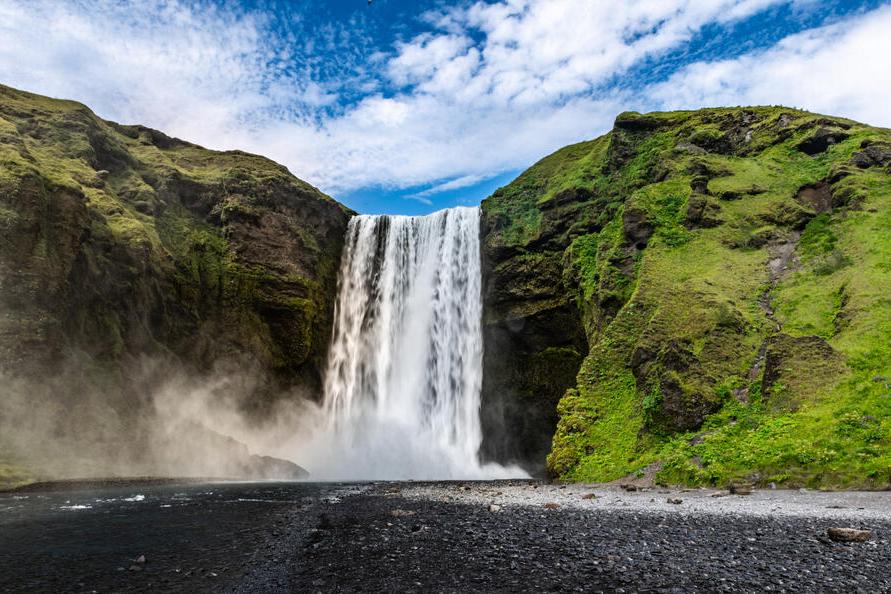 Wasserfall Skógafoss
