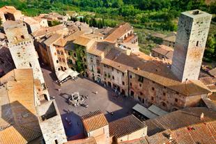 San Gimignano von oben