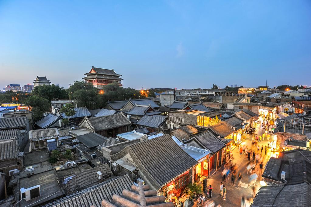 Hutong Landschaft