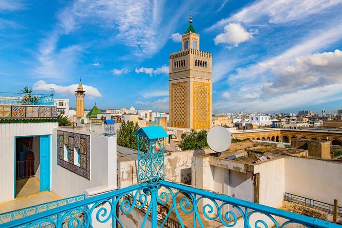 Blick auf Tunis
