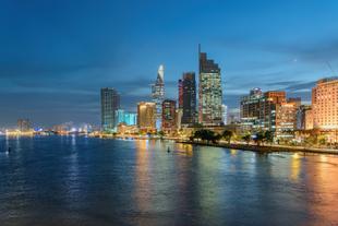 Saigon bei Nacht