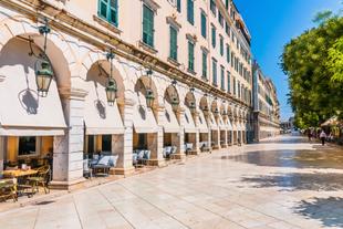 Historisches Zentrum in Kerkyra, Korfu Stadt