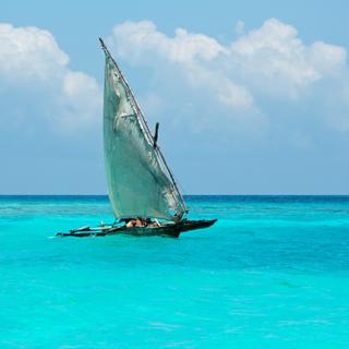 Traditionelles Segelboot